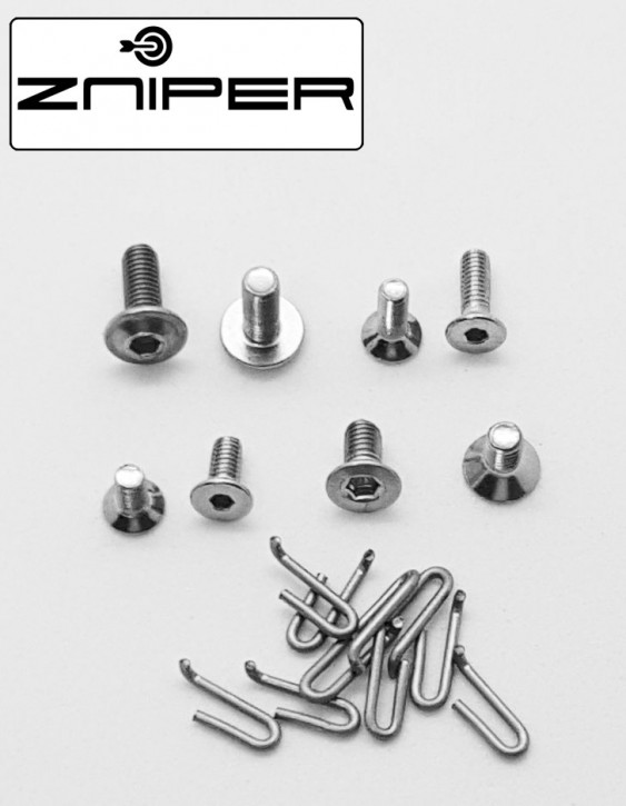 ZNIPER tab replacement screws and needle set Right Hand